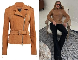 Authentic Paige Dannie Suede Jacket  Size S UK 8 RRP 750£ - Picture 1 of 19
