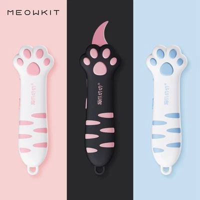 Unboxing Cutter Süßer Katzenpfoten Kistenöffner Mehrzweckmesser Universalmesser - Bild 1 von 4