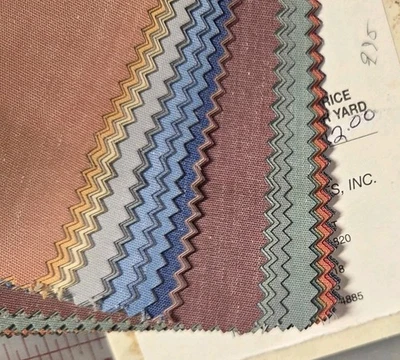 Meyer Softnite Plus Drapery Fabric Sample Book  Solids 4" X 11" - Image 1 of 4