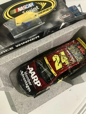 Jeff Gordon #24 dual autographed Rick Hendrick Martinsville Final Win 2015 1:24 - Image 1 of 3