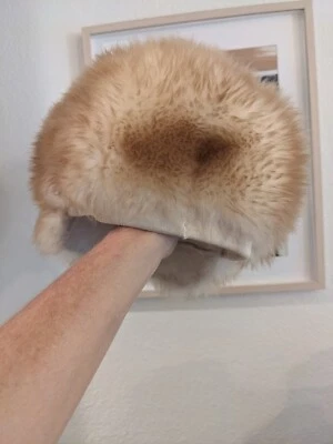 Vintage Lambs Fur Women’s Art Deco Hat EUC Made In Italy - Image 1 of 4
