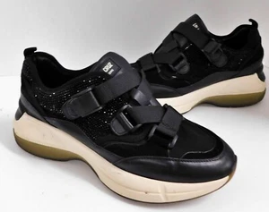 Zapatilla deportiva Lola Cruz con joyas para mujer 39 8-8,5 cuero negro correa elástica zapato - Imagen 1 de 6