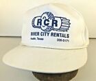 Vintage AUSTIN, TEXAS / RIVER CITY RENTALS Trucker Adjustable Hat Cap