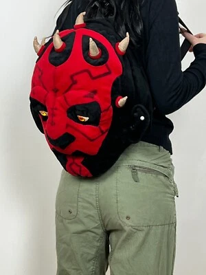 Mochila Cabeza Darth Maul Star Wars Años 90 De Colección Foto 1 de 4