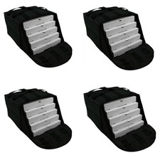 Case of 4 Pizza Bags (Holds 4-5 16" or 18" pizzas) Black