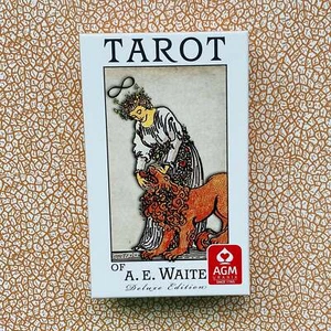 Ae Waite Deluxe Tarot Cards | Rare, Antique Tarot Deck Set with Free Shipping - Picture 1 of 6