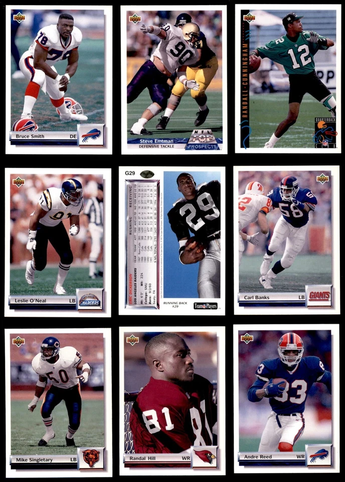 1992 Upper Deck Gold Football Complete Your Set #G1-50 You Pick! - Image 1 of 1