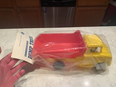 1960's Ideal Toy Corporation Plastic Dump Truck New Sealed With Header Card! - Image 1 of 4