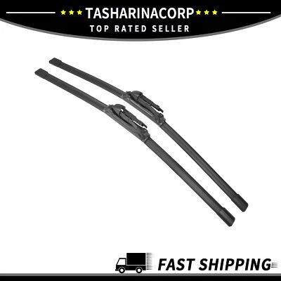 Piece of 2 Front Silicone Windshield Wiper Blade for Smart Fortwo 2007-2015 - Image 1 of 4