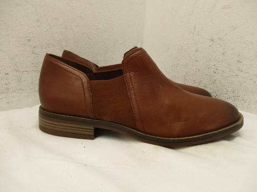 Scarpe slip on Clarks Collection comode da donna in pelle marrone taglia 7 5 M Sty 26824