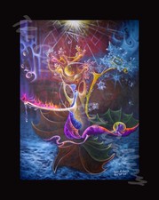 The Crystal Art Gallery WOW Fantastic Original Acrylic Painting "Wonderfull 148"