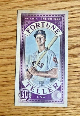 KYLE TUCKER 2019 Topps Gypsy Queen #FTM-KT Rookie RC Fortune Teller Mini - Image 1 of 2