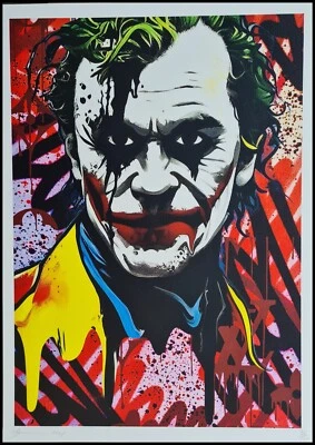 DEATH NYC * Joker * 45 x 32 cm * signed * limited * Certificate # xx/120 - Bild 1 von 4