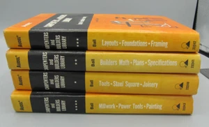 Vintage Audel Carpenters and Builders Bibliothek Komplettset 4. vierte Auflage 1978 HC - Bild 1 von 5