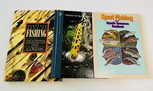 3 Freshwater Saltwater Fishing Books Sport Fishing With Artificial Lures Lot - Picture 1 of 12