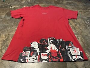 Men's Air Jordan Retro 'Speaking In Tongues' Red OG T-shirt Size XL