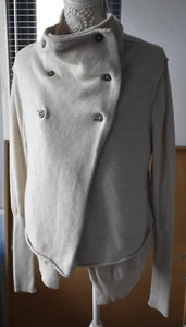 AllSaints Lambs Wool/Cashmere Jacque Cardigan Size 14 hardly Worn - Picture 1 of 4