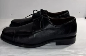 Johnston & Murphy Men's Dobson Cap Toe Lace Up Oxford Shoes Black Sz 13M - Picture 1 of 9