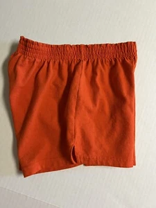 SOFFE Large Youth Shorts Orange Athletic Cheerleading - Picture 1 of 6