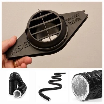 75mm Diesel Heater Rooftop Tent Rotating Vent Bracket | Assembly | 3" | 3D Print - Image 1 of 4