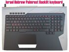 Israel Hebrew Palmrest Keyboard For Asus G752v/G752vt/G752vm/G752vs/G752vy