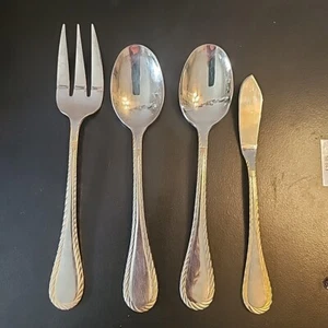 Cubiertos Cambridge Carlyle acero inoxidable 18/8 tenedor de carne cucharas para servir cuchillo de mantequilla - Imagen 1 de 7