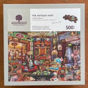 Wentworth 500 piece laser cut wooden Jigsaw The Antique Shop - Picture 1 of 3