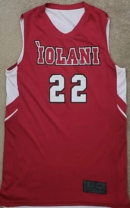 Iolani Reversible Basketball Jersey Red / White S hawaii high school raiders - Picture 1 of 4