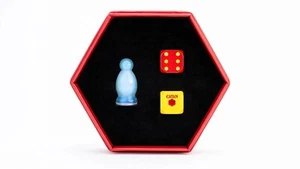 * Dice Catan Premium Robber & Metal Set Opalite - Picture 1 of 1