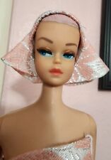 Vintage OOAK Fashion Queen Barbie Doll Pink With Custom Suit & Turban! 