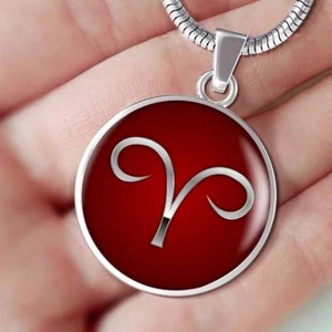 Aries Zodiac Necklace Valentine's Gift for Women Girlfriend Wife - Wedding Gifts - Picture 1 of 9