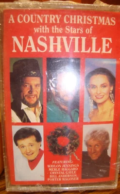 New! Vtg 1993 Cassette  "A Country Christmas With The Stars Of Nashville"     K8 - Image 1 of 2