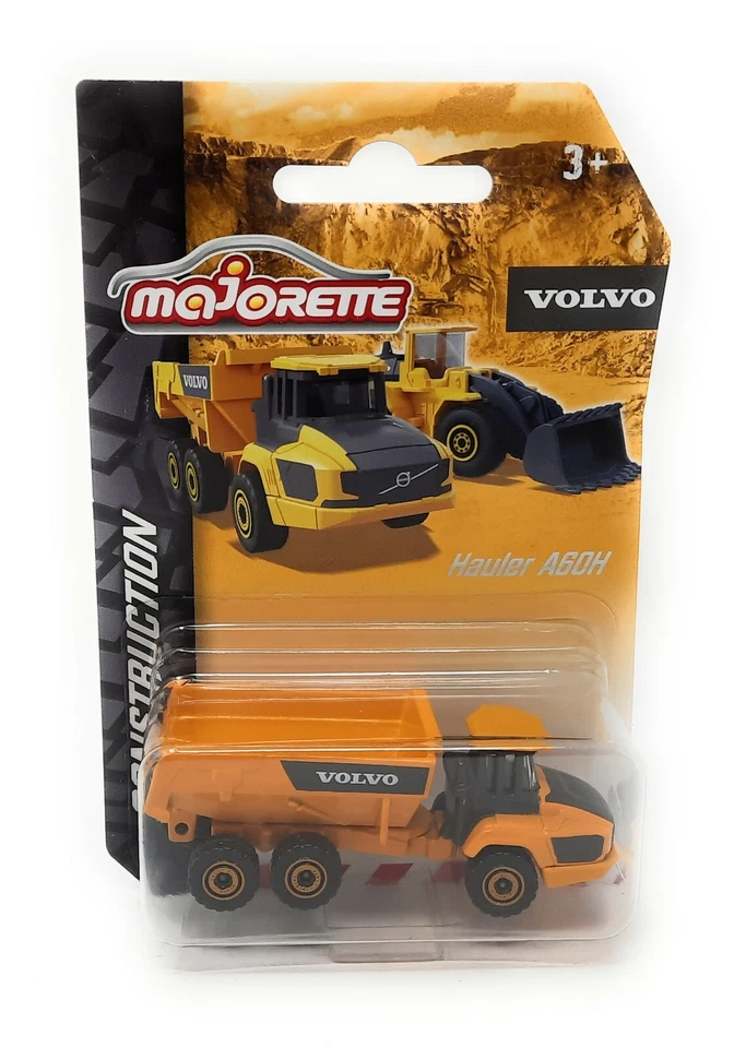Majorette Construction Volvo Hauler A60H yellow metal 1/146 Blister - Image 1 of 1