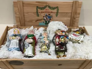 Kurt Adler Polonaise Five 5 Ornaments A Christmas Carol Dickens Ltd. Edition - Picture 1 of 14