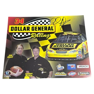 ¡Foto promocional 8x10 autógrafo firmado por Randy LaJoie! Controlador NASCAR Busch Series! Foto 1 de 2