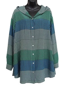 Opening Ceremony Women's Silk Hooded Oversized Tunic Blouse Size XS/S - Picture 1 of 6