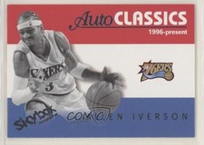 2003-04 Skybox Autographics AutoClassics Allen Iverson #12AC HOF