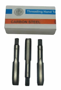 BSW LEFT HAND TAPS SET OF 3 MANY SIZES AVAILABLE 1/4" - 3/4"  RDGTOOLS  - Picture 1 of 2