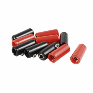Connettori adattatori a proiettile,spinotti banana con jack femmina,4mm,10 pezzi - Bild 1 von 1