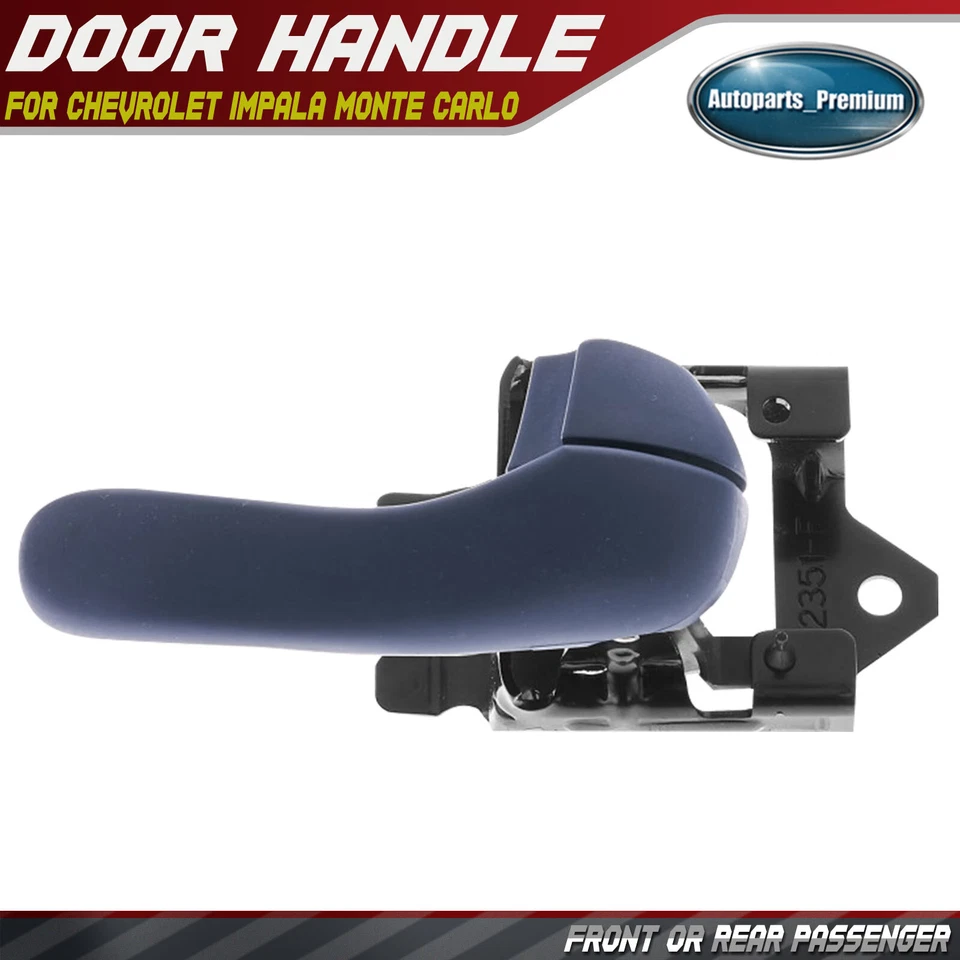 Manija de puerta interior de pasajero delantero o trasero azul para Chevy Impala Monte Carlo Foto 1 de 4
