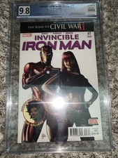 Invincible Iron Man 7 3rd Print PGX 9.8
