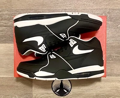 Nike Air Flight 89 'Black White' Basketball Shoes CU4833-015 Men's Size 9.5 - Image 1 of 4