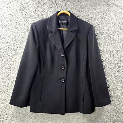 Stitches Womens Blazer Jacket Size 14 Black Long Sleeve Collared - Image 1 of 4