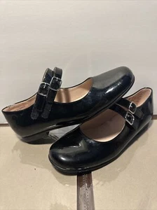 Christie & Jill Mary Jane Shoes Girls Sz 4M Black WS7-15 - Picture 1 of 6