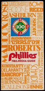 Philadelphia Phillies Major League 1983 guía de medios de béisbol - Imagen 1 de 1