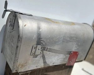 Fulton US Mail Box Rural USPS Metal Steel Rust Resistant Finish Orig. Box Used - Picture 1 of 10