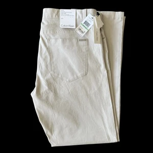 NWT Calvin Klein 34x30 Men's Stretch Slim Fit Casual Work Summer Chino Tan Pants - Bild 1 von 11
