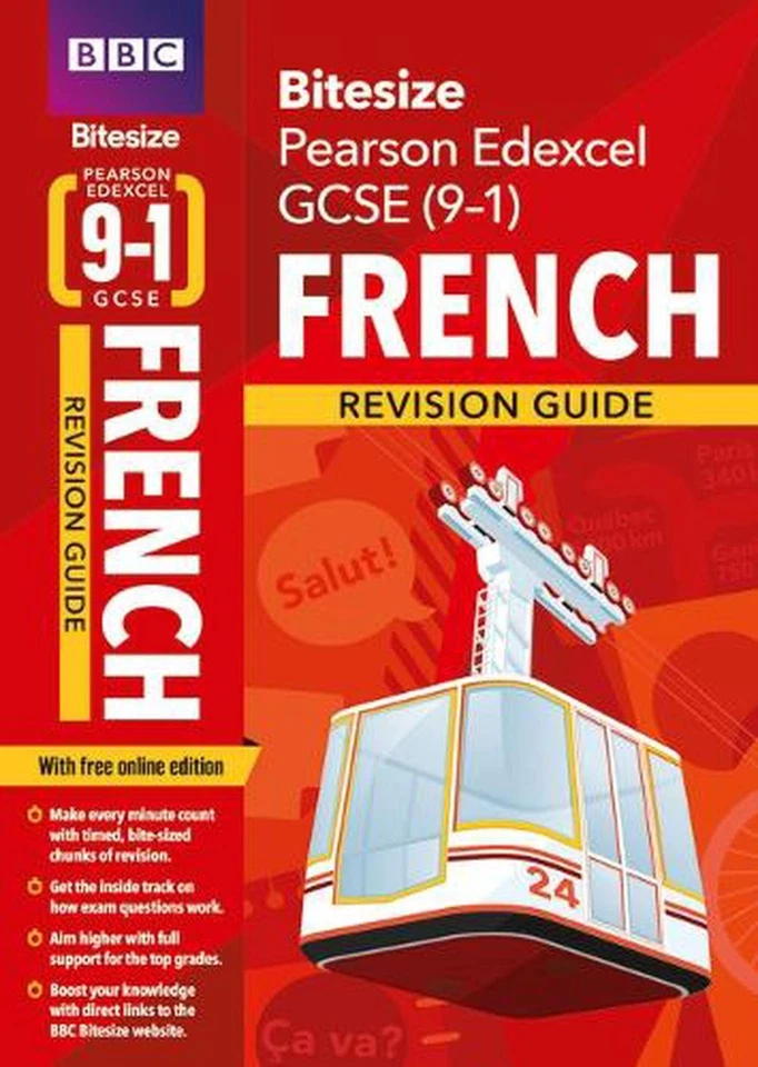BBC Bitesize Edexcel GCSE French Revision Guide incl. online edition - for 2025 - Image 1 of 1