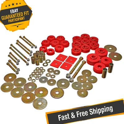 Juego de montaje de carrocería Energy Suspension 3.4149R para Chevrolet C10/C20 Suburban 68-72 Foto 1 de 4