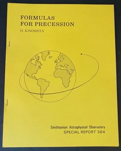 FORMULAS FOR PRECESSION by Hiroshi Kinoshita 1975 Smithsonian #364 DEEP TIME - Imagen 1 de 9